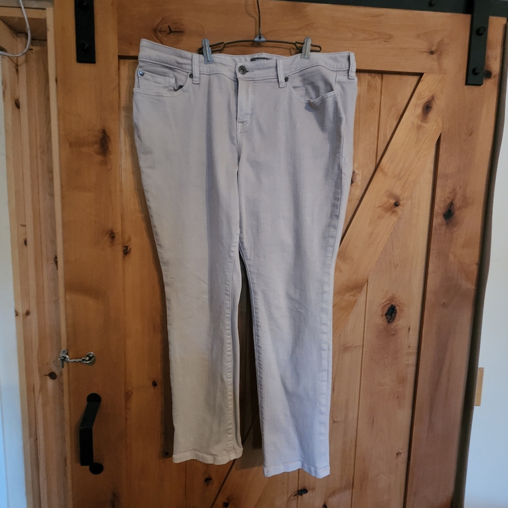 Vintage stretch denim jeans straight leg